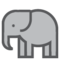 Elephant emoji on HTC